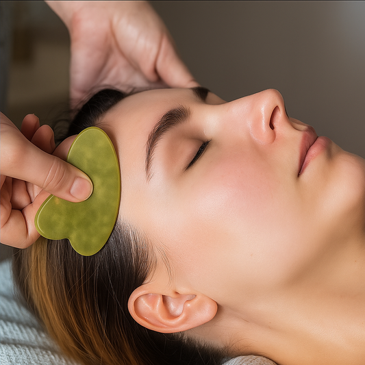 Coffret Jade Sculptant – Rouleau & Gua Sha « Rituel Impérial »