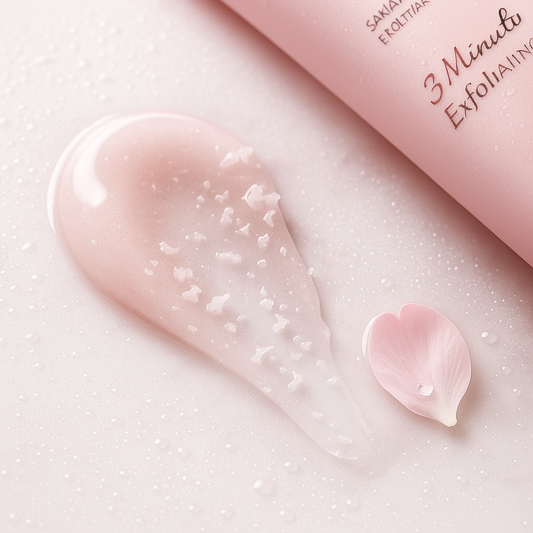 Gel Exfoliant Visage Sakura – Peau Douce & Éclatante