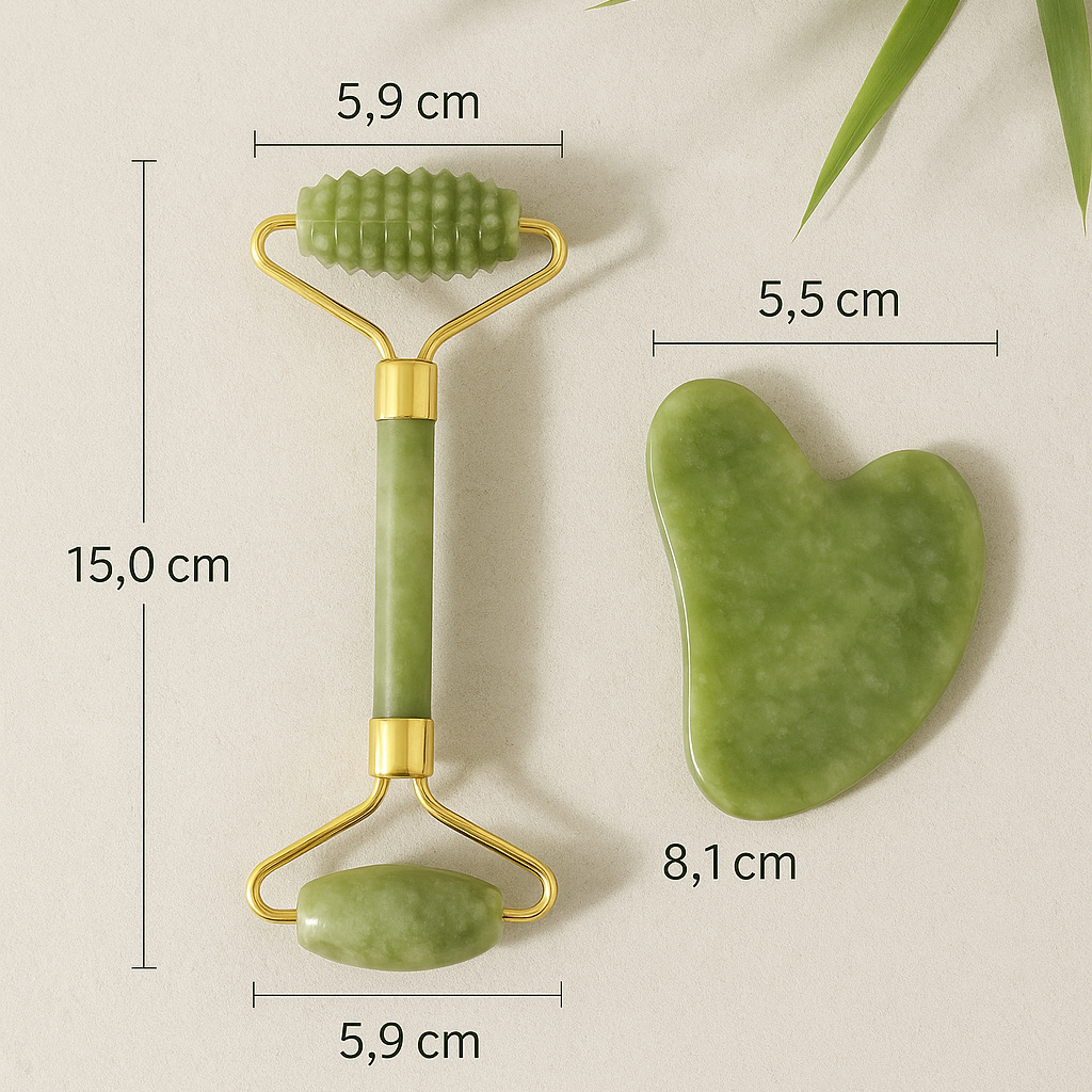 Le Rituel Impérial : Coffret Rouleau Double-Action & Gua Sha Sculptant