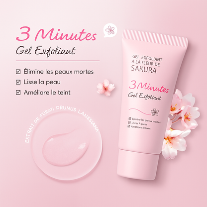 Gel Exfoliant Visage Sakura – Peau Douce & Éclatante