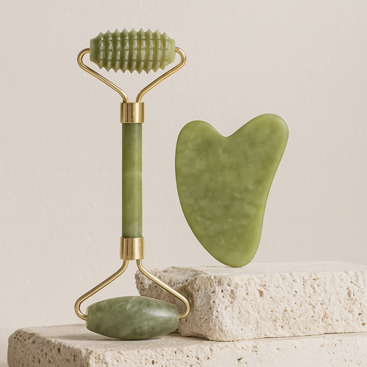 Le Rituel Impérial : Coffret Rouleau Double-Action & Gua Sha Sculptant